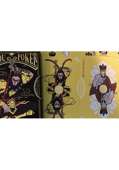 Art Poker Xiyou Poker Journey To The West Dark Edition Black Oyun Kağıdı İskambil Kartları Destesi