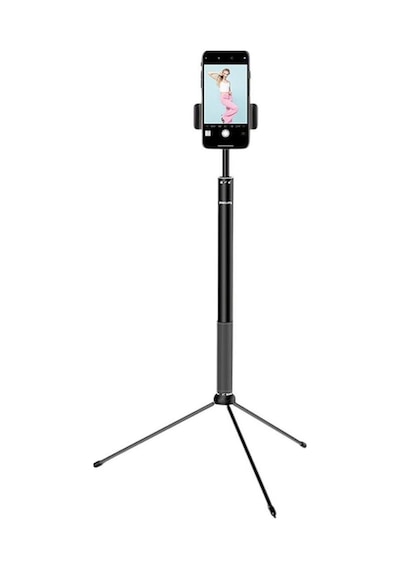 Philips 2in1 Tripod Standlı Youtube Tiktok Selfie Çekim Işıklı Telefon Tutucu - Makyaj Işığı Dlk3621n/93