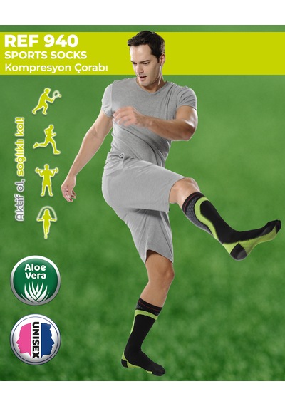 Variteks 940 Sport Socks Kompresyon Çorabı
