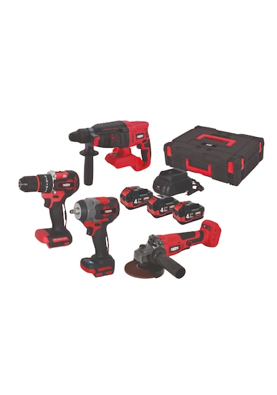 Attlas ATB 21 KS4A-403C Kömürsüz Kombo 4'lü Set Kırıcı Delici + Vidalama + Somun Sıkma + Taşlama A0104176