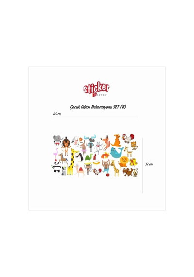 Çocuk Odası Sticker Seti B