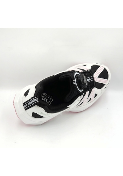 Kappa Kp-4060f Beyaz Siyah Makara Bağıklı Kız Çocuk Sneaker Spor Ayakkabı