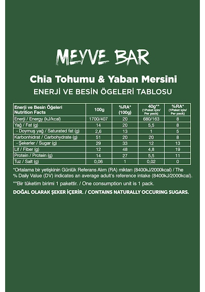 Fellas Meyve Bar 40 G Süper Ikili Kutu 24 Adet - Antep Fıstıklı X 12 Adet + Yaban Mersini X 12 Adet