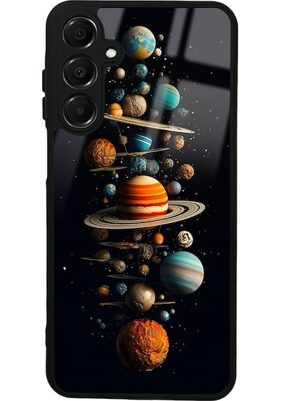 Mobilefix Galaxy A16 Kılıf Kamera Korumalı Desenli Zore Lusi Kapak - Gezegen