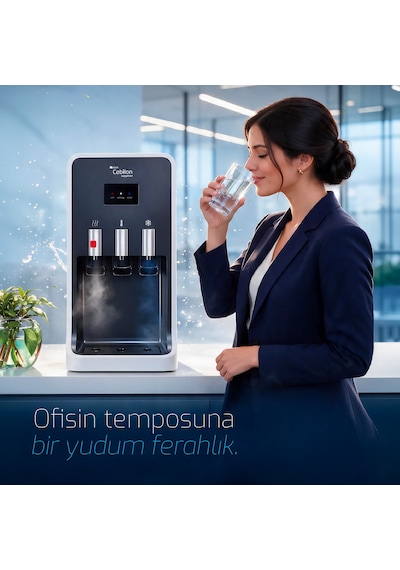 Aura Cebilon Sapphire Sıcak - Soğuk Arıtmalı Tezgah Üstü Su Sebili Su Arıtma Cihazı
