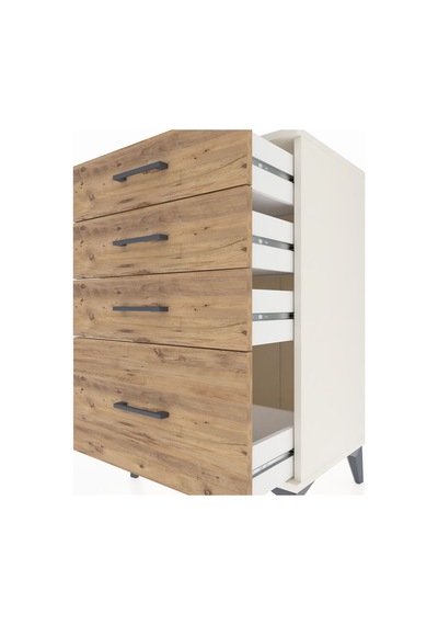Hyperion Komodin 4 Çekmeceli 60x44x96 Aytaşı-çam Aytaşı