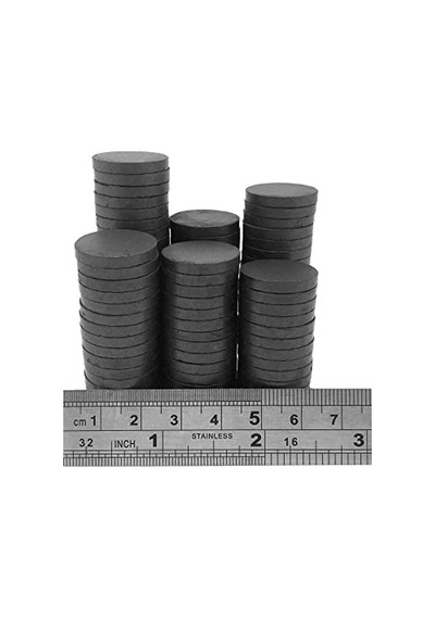Mns Magneteksan Ø20x3 Mm Ferrit Çok Amaçlı Süsleme Mıknatısı - 500 Adet