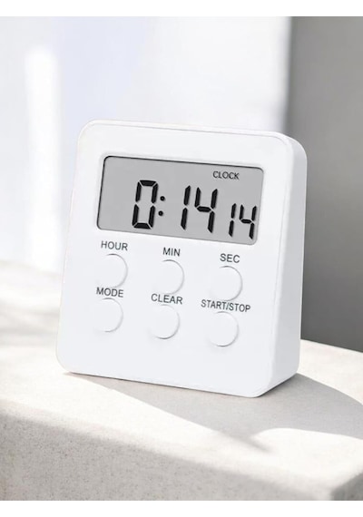 Mr Led Ekranlı Dijital Masa Saati &amp 2 Alarm Kademeli Kronometre Seti Alarm, Tarih, Sıcaklık Göstergeli Moder Diğer