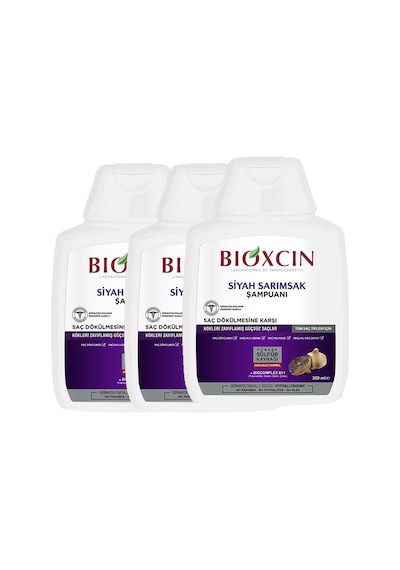 Bioxcin Siyah Sarımsaklı Şampuan 3x300 ML