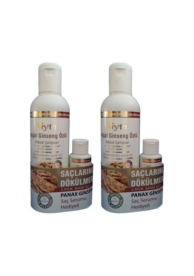 Fiyto Doğal Ginseng Özlü Bitkisel Şampuan 2 x 500 ML