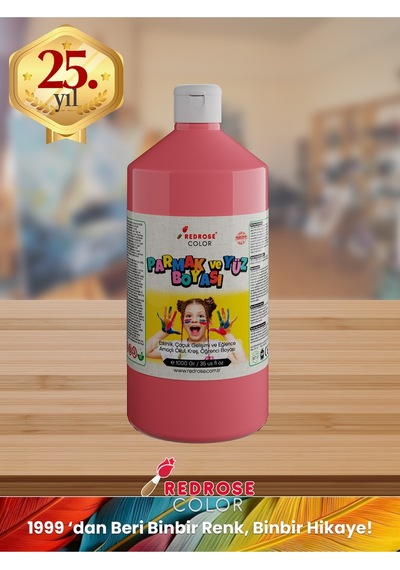 Red Rose Pembe Parmak Boyası 1 KG