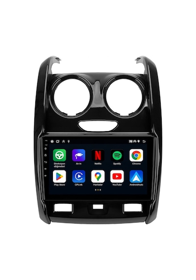 Dacia Duster 2013-2017 Android Multimedya Carplay Android Auto Navigasyon Kameralı 8gb Ram 64gb 9"