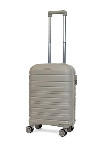 Reymond Luggage Karbon PP Seyahat Valizi Horizon Serisi Kırılmaz Bavul, Bej - Kabin Boy Bej