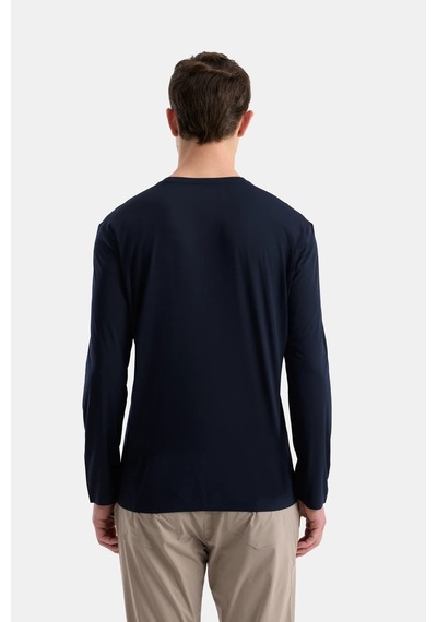 Isaora Extra Lıght Tech Tee Ls Erkek Navy Tshırt Isr9805-ss26-168 Lacivert