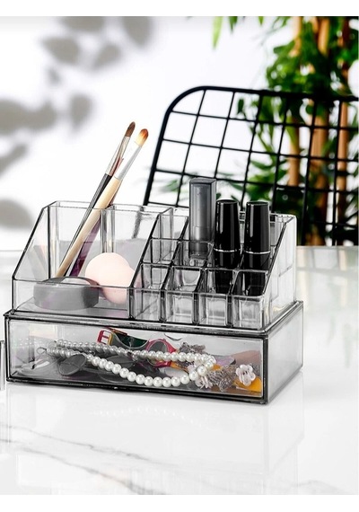 Organizerli Çekmece Set Platin Ak - 611 Plastik Turkuaz Diğer