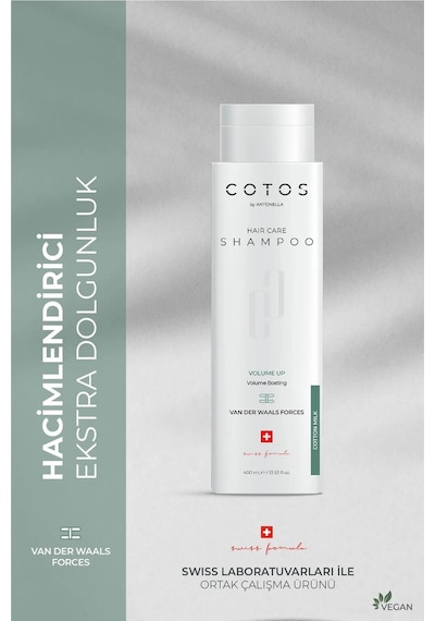 Cotos Volume Up Saç Bakım Şampuanı Hacimlendirici Üstün Bakım