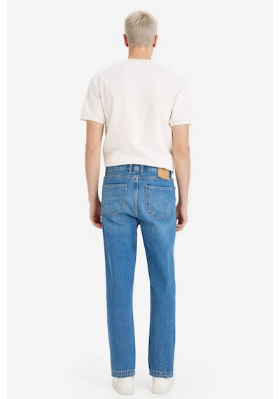 DeFacto %100 Pamuk 90's Slim Fit Dar Kalıp Yüksek Bel Dar Paça Jean Pantolon D8602AX25SPNM28