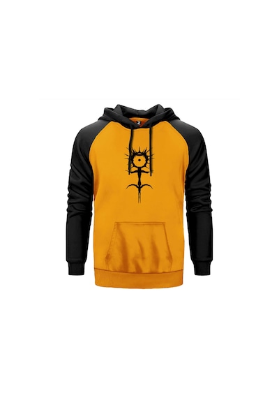 Ghostemane Logo White Sarı Renk Reglan Kol Sweatshirt Sarı