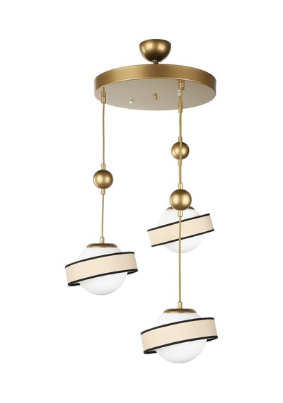 Begüsa Gezegen 3.lü Avize Eskitme Krem Şapka