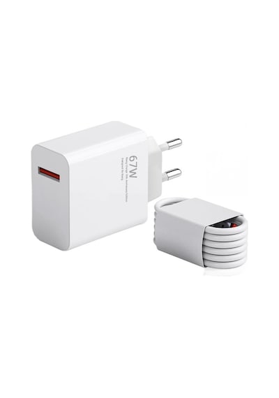 Xiaomi Turbo 67W 6A Hızlı Şarj Cihazı + A6 Kablo Xiaomi Turbo 67W 6A Hızlı Şarj Cihazı + A6 Kablo