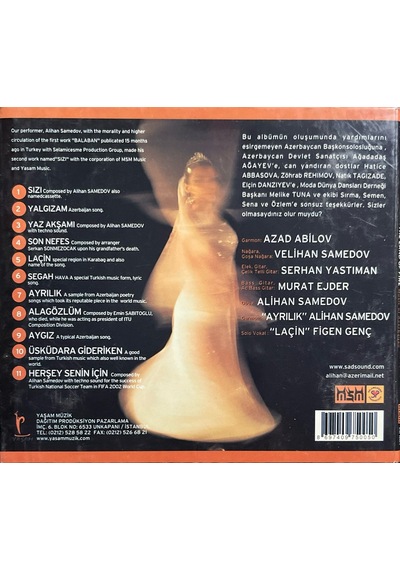 Müzik Cd Sidir - Plak Değildir Cd Alihan Samedov Sızı Balaban 2
