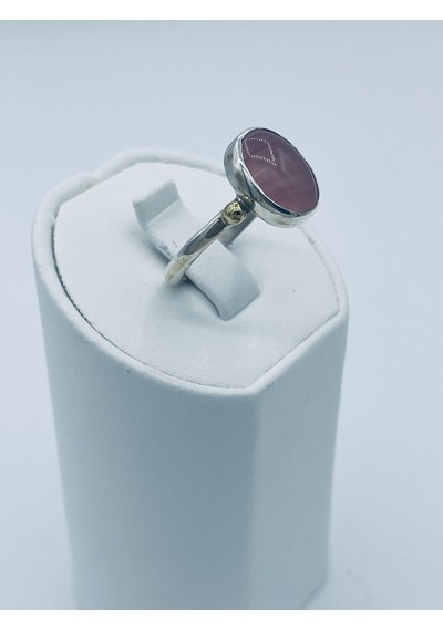 925 Silver Pembe Gümüş Yüzük