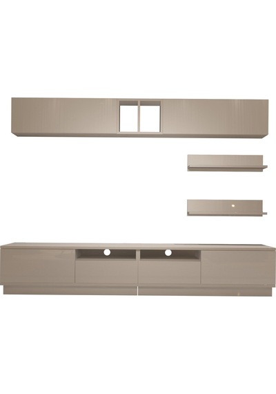 Decoraktiv Trendstyle 5220s Slm Tv Ünitesi Tv Sehpası Beyaz