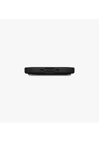 Apple Uyumlu iPhone 17 Air Kılıf Lyden Vegan Deri Kaplama İnovatif Görünüm Magsafe Premium Kapak Siyah