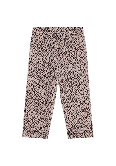 Civil Baby Leopar Baskılı 6-18 Ay Tayt - Siyah Siyah