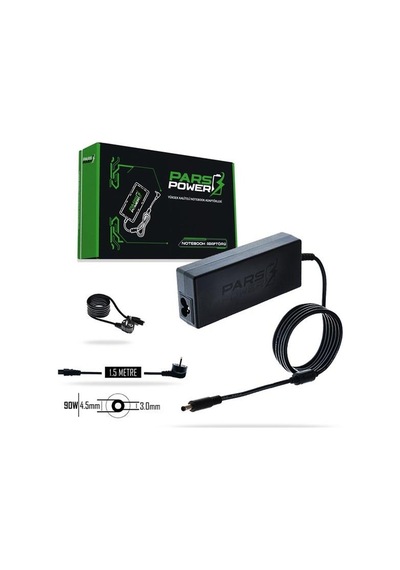 Pars Power Prs-019 90w 19.5v 4.62a- 4.5 3.0mm Siyah Adaptör-187440