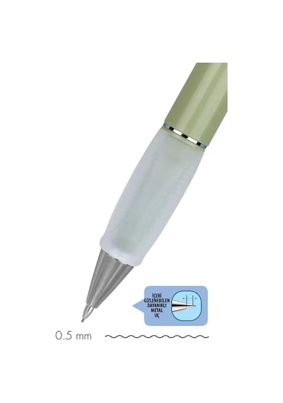 Serve Deep Mekanik Kurşun Kalem 0.5mm Yaprak Yeşili