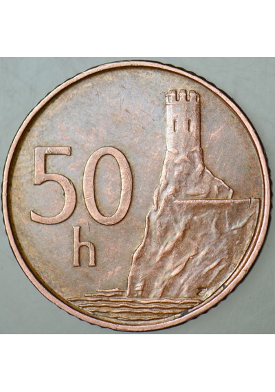 Slovakya 50 Halierov 1996.
