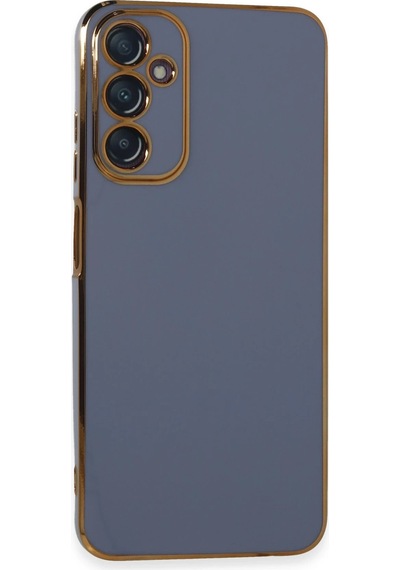 Gld-spt- Newface Samsung Uyumlu Galaxy A05s Kılıf Volet Silikon - Mavi