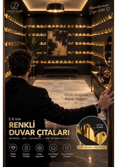 Lucitart 2.8 Mm Renkli Pleksi Duvar Çıtası 42x11 Cm Parlak Dekoratif Duvar Bordürü Boyama Gerektirmez Pleksi Duvar Çıtası Siyah Lucitart 2.8 Mm Renkli Pleksi Duvar Çıtası 42x11 Cm Parlak Dekoratif Duvar Bordürü Boyama Gerektirmez Pleksi Duvar Çıtası Siyah