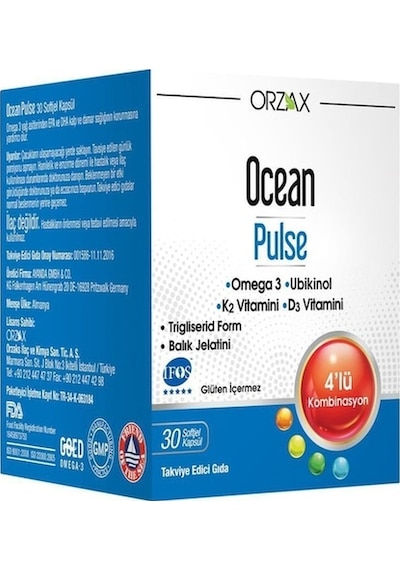 Ocean Pulse Omega3 30 Kapsül