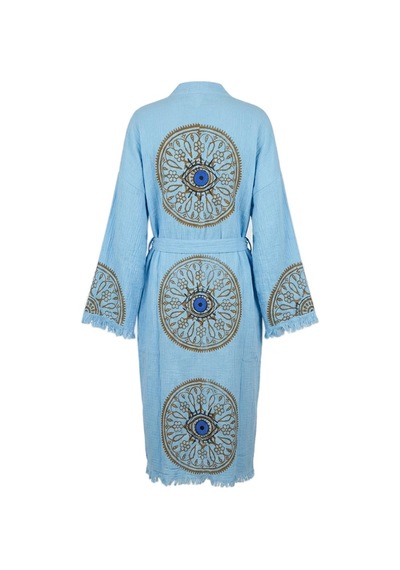 Brandsmiths Mandala Eye Kimono- Mavi