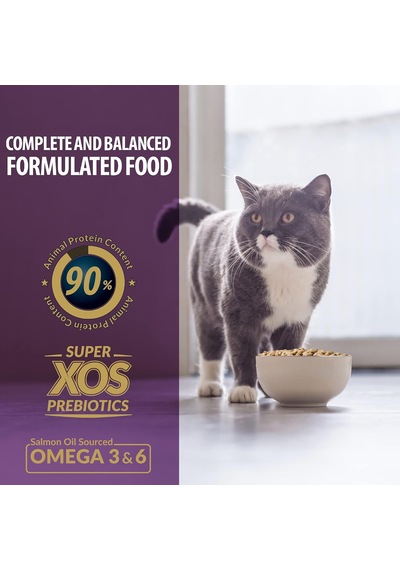 Plus Yetişkin Kediler İçin Tavuk Etli, Renkli Taneli Kedi Maması 1,5 Kg