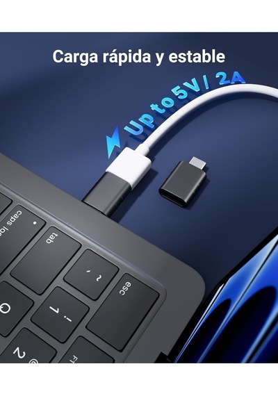 Usb-c To Usb 3.0 Adaptör 2 Li Set Kompakt Siyah Dönüştürücü Yüksek Performanslı Pratik Seti