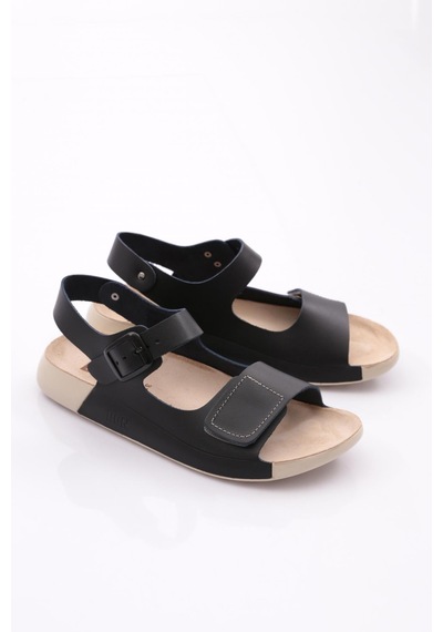 Dgn P28 Kadin Çift Bantli Sandalet P28-1512-R1534 Siyah