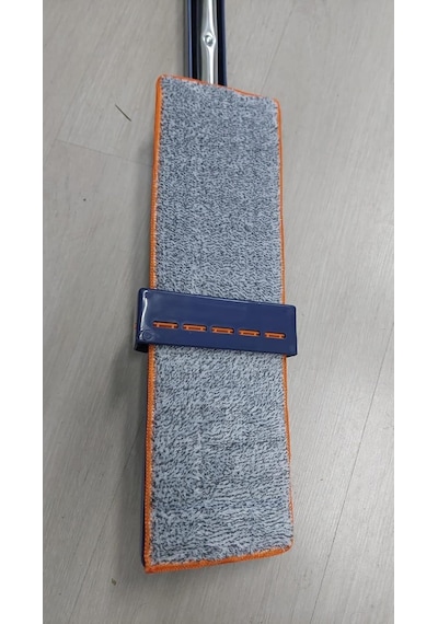 Evefix Yeniden Kullanılabilir Tekerlekli Kovalı Kendinden Sıkmalı Mikrofiber Islak Ve Kuru Zemin Temizleme Mop Seti