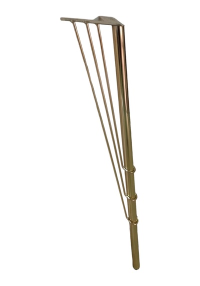 Flamingo Model 40 Cm Gold Sandalye, Sehpa, Puf Metal Ayakları 12 Adet Altın