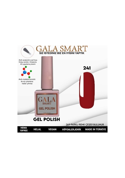 Gala Smart Classic Kalıcı Oje 10 Mle No:241