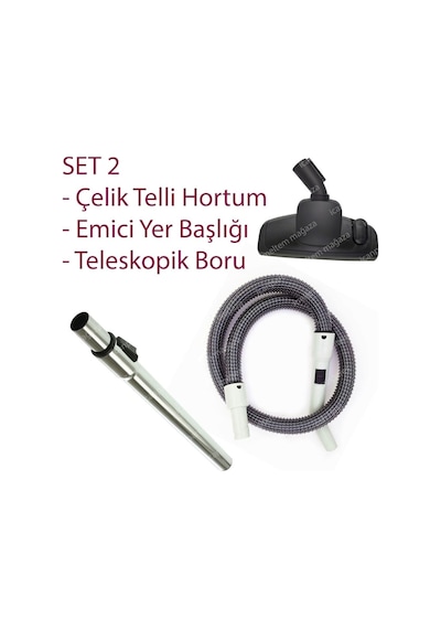 Simtel Süper Süpürge Hortumu Başlığı Fırçası Borusu