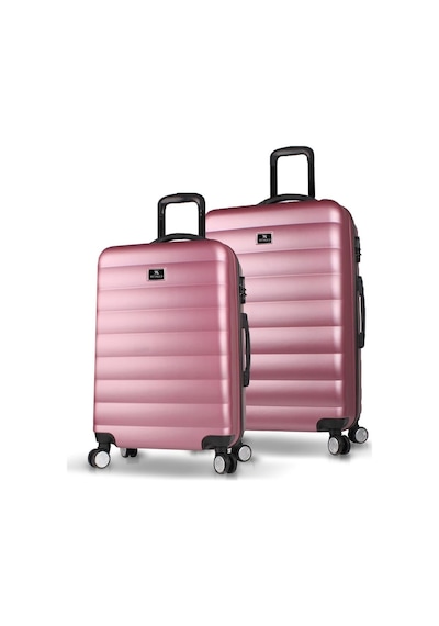 My Valice Colors Abs Orta Ve Büyük Boy Rose Gold 2'li Valiz Seti Rose Gold