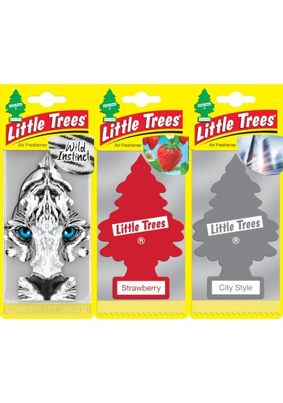 Car Freshner Asma Koku 3'lü Vahşi, Çilek, Şehir Karışık Set