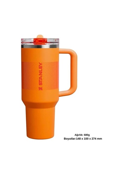 Stanley The Quencher Protour Flip Straw Tumbler 1.18l Pipetli Termos 10-12486-380 Turuncu