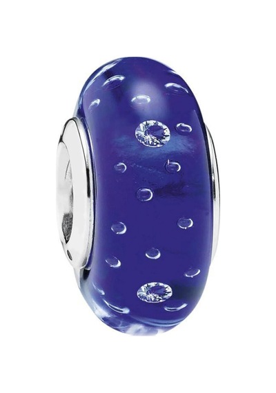 Nur Silver Murano Taşlı Gümüş Charm Nur-bl01795