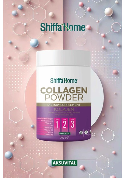 Shiffa Home Kolajen Glutatyon Hyaluronik Asit C Vitamini İçeren Takviye Edici Gıda 300g X2 Set İndirimli