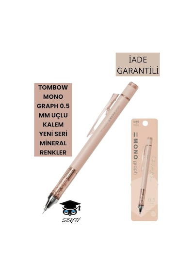 Tombow Mineral Mono Graph 0.5 Mm Uçlu Kalem Yeni Seri Pastel Mineral Renkler 2025 Özel Seri Bej