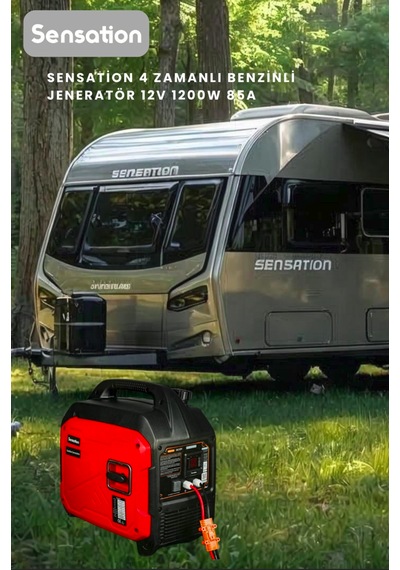 Sensation 12 Volt Dc 4 Zamanlı Jeneratör 1200w 85a Otomatik Akü Şarj Özellikli Karavan,tekne